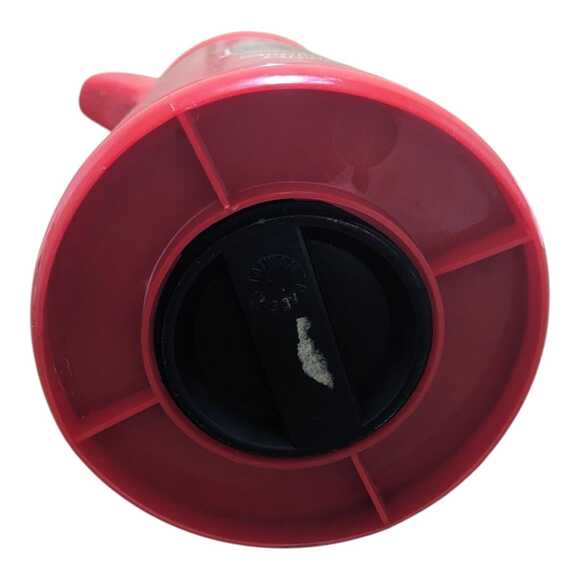 Vintage Eight O’Clock Coffee Logo Thermos Carafe Retro Red Plastic Coffee Server - Picture 4 of 5